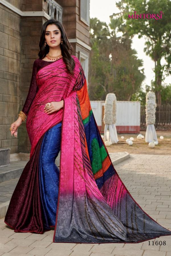 Mintorsi Peacock All Time Hit Fancy Silk Designer Exclusive Saree Collection